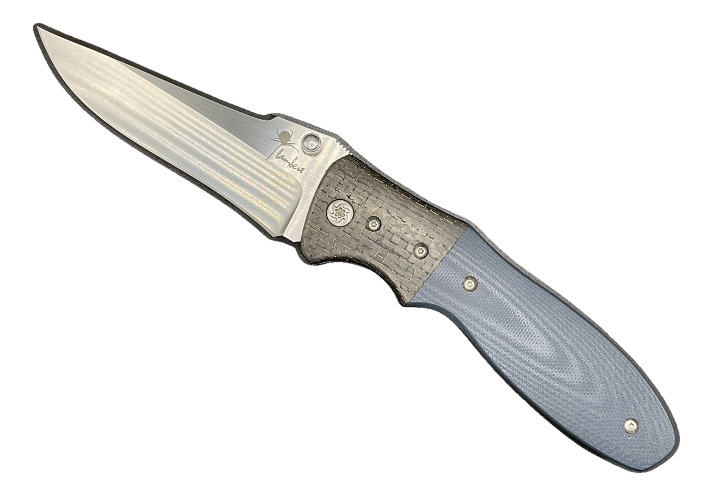 Kirby Lambert Custom Hooligan Satin XHP Blue G10 Lightning Strike Carbon Fiber