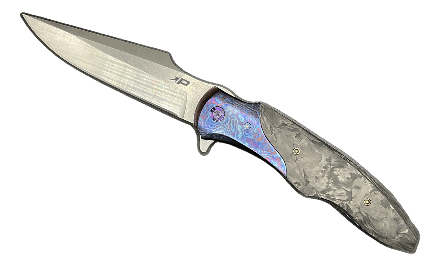 Patriot Bladewerx X Wolfgang Loerchner Lincoln Linerlock Knife S35VN USA Made
