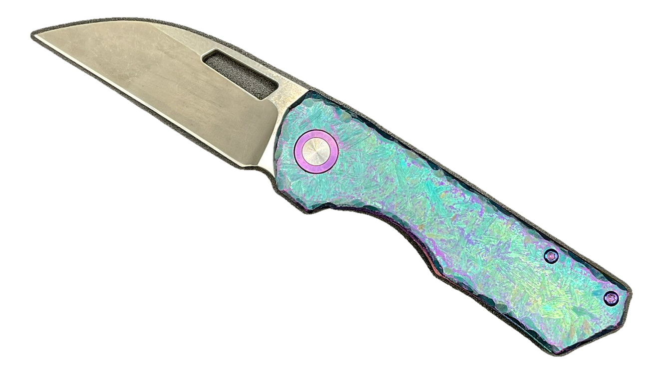 Brian Brown Knives Yeager-M CCKS 2022 Exclusive Custom Rock Chisel W/ Two Inlays