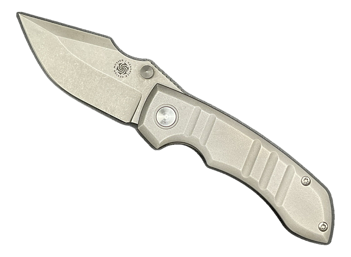 David Mosier / Sean Kendrick Knives Hybrid Moment Stonewashed Titanium S35VN