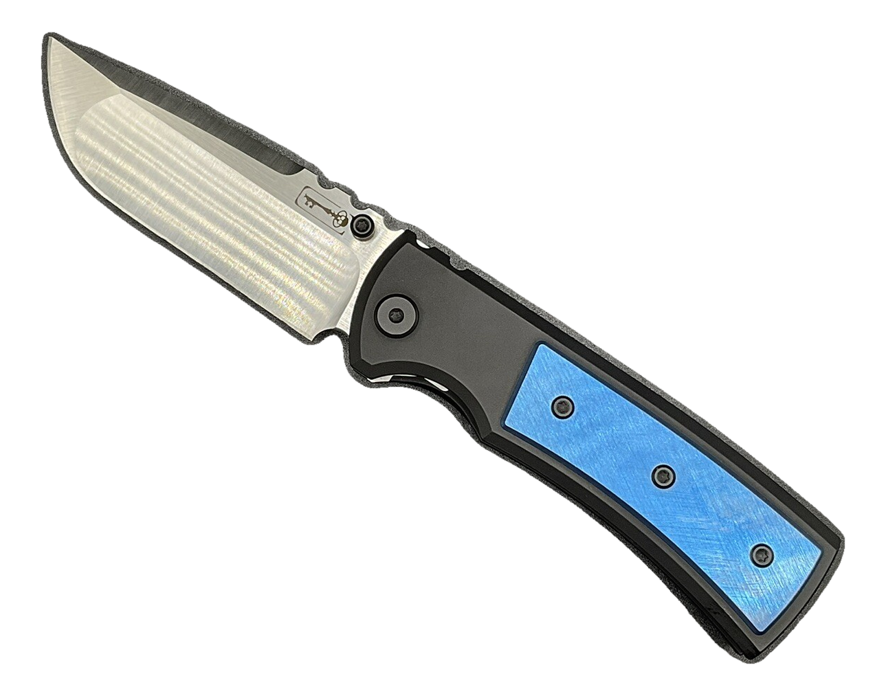 Chaves Knives Street Redencion Gen 3 DP Satin S35VN Titanium & Titanium Inlay